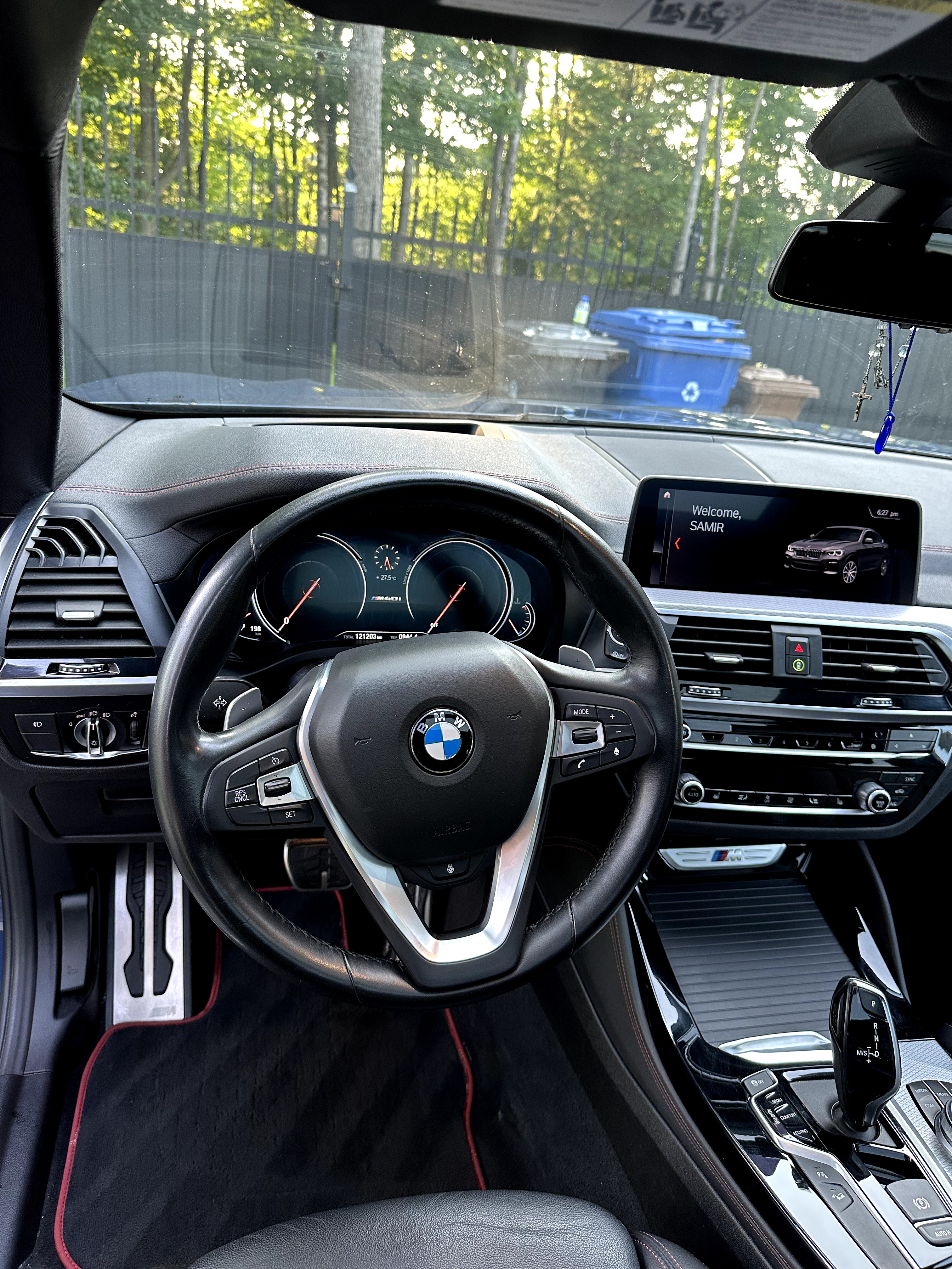 Clean car interior